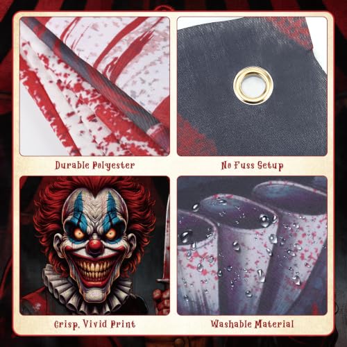 Halloween Trunk or Treat Car Decorations Kit - Evil Circus Scene
