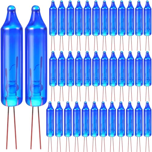 60 Count Blue Incandescent Christmas Mini Replacement Bulbs for String Lights