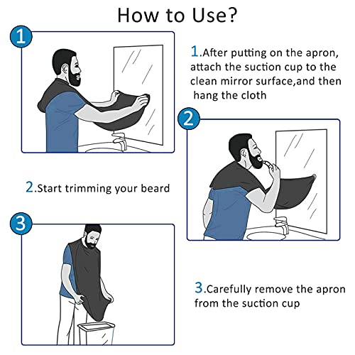 Beard Bib Apron - Gift for Men, Dad, Christmas Stocking Stuffer