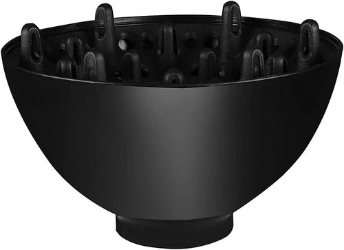 Skiennix Hair Diffuser - Universal Blow Dryer Attachment for Curly Hair Care | Black