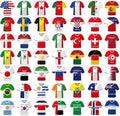 Soccer World Cup Party Decorations Jersey Flag Bunting Banner - 48 Countries