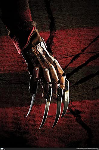 Nightmare on Elm Street Hand Stripes Wall Poster - Premium Unframed 34 x 22.4 Inches