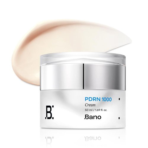 Bano PDRN 1000 Cream - PDRN & Collagen Firming Cream for Loose Skin | Face Moisturizer for Sensitive Skin | Bakuchiol for Skin Elasticity | Korean Skin Care | Fragrance-Free | 1.69 fl oz