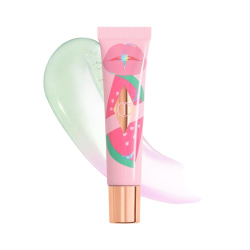 Charlotte Tilbury Healthy Glow Nectar Lip Oil - Sheer Tinted Gloss with Hyaluronic Acid & Vitamin E - High-Shine Hydration for Luscious Lips