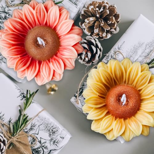 Sunflower Silicone Mold for Cake Decorating - Large Flower Fondant Chocolate Candy - Style H