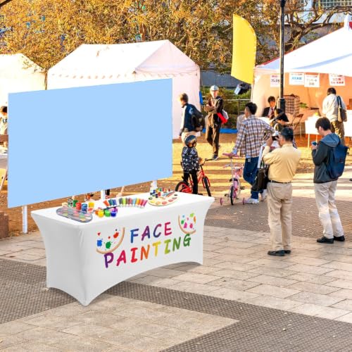 Face Painting Tablecloth - 6 Ft Stretch Spandex Fitted for Events & Parties