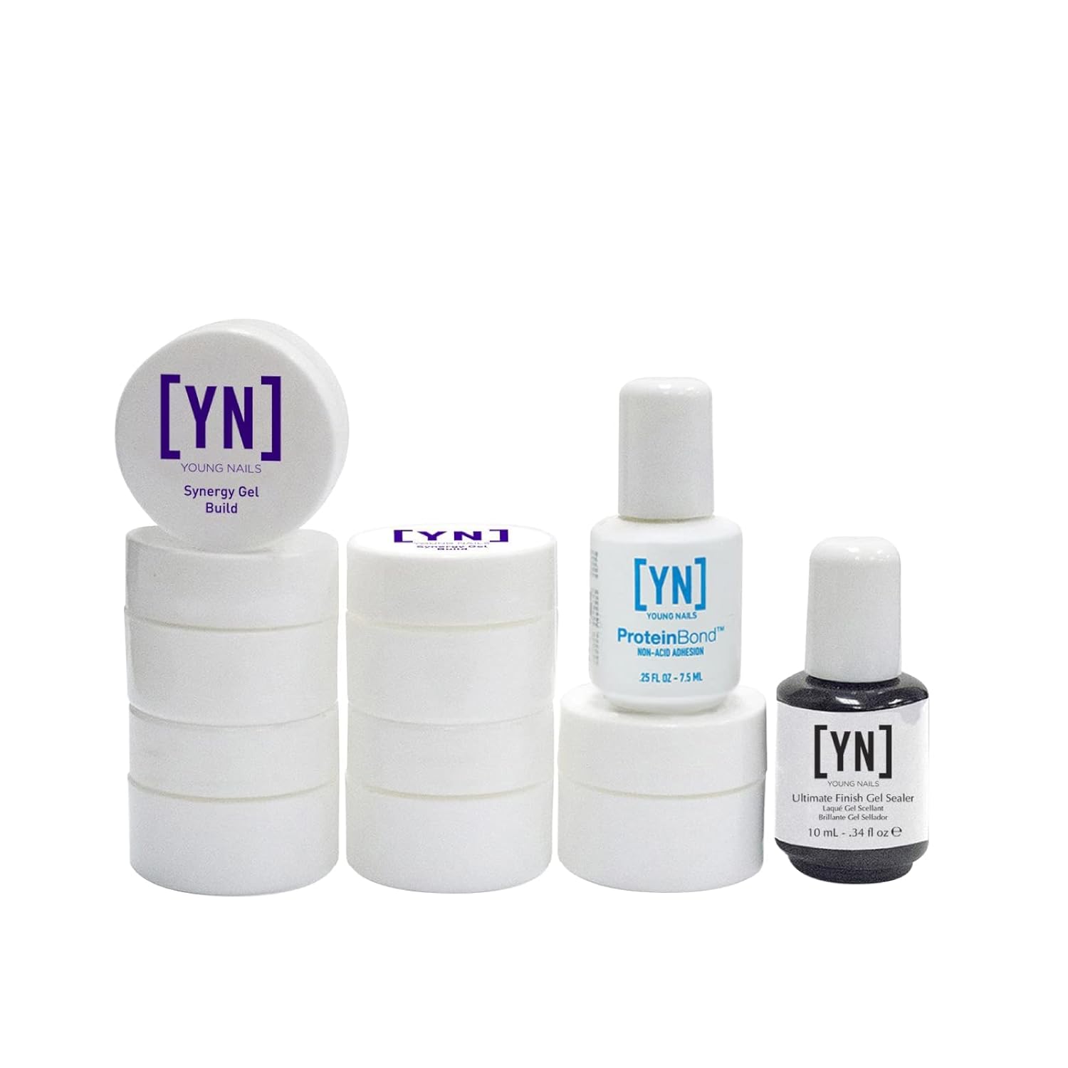Young Nails Professional Nail Kit - Complete Starter Set for Beginners & Pros | Home Use