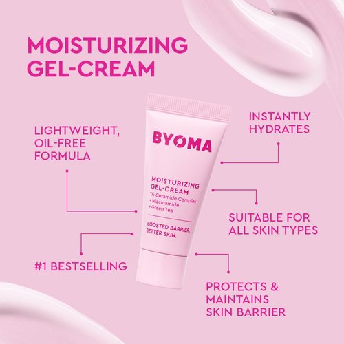BYOMA So Hydrating Set - Barrier Repair Skincare Collection - Cleanser, Serum & Moisturizer for Dry Skin - 30ml, 15ml, 15ml