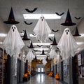 Halloween Classroom Decorations Ghost Garland Set - 23 Pcs Spooky Decor