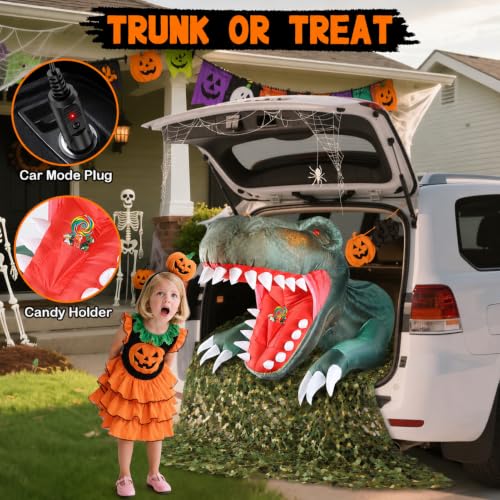 Inflatable Dinosaur Car Decoration Kit for Trunk or Treat - Dinasaur Variation