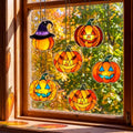 18 Pcs Halloween Pumpkin Ornaments Set - Jack on Lantern Autumn Decor, Orange, 3.15 Inches