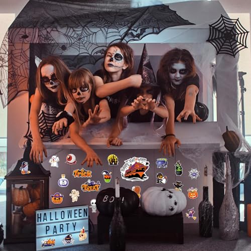 Halloween Cruise Door Magnets Set - 25 Fun Themed Refrigerator & Cabin Decor - Variation: Halloween