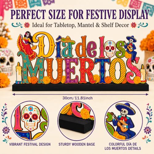 Day of the Dead Metal Sugar Skull Sign - Cultural Halloween Decor - Variation of THIS listing