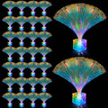 Mini Fiber Optic Lamp Glow Party Favors - Clear 10 Inch, 30 Pack