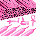 Pink Balloons Bulk Pack of 100 - 12 Inch Long Party Balloons for Decorations & DIY Shapes - Pink Variant