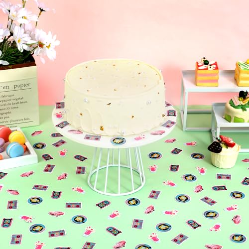 200PCS 1950s Rock and Roll Party Confetti - Retro 50s Themed Decorations
