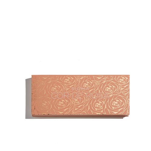 Sigma Beauty Cor-De-Rosa Eyeshadow Palette | 14 Highly Pigmented Warm Shades in Matte, Shimmer & Metallic Finishes