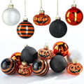 12 Pack Halloween Tree Ornaments - Small Glass Holiday Decorations Set12-1