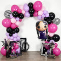 Pink Gothic Balloon Arch Kit - 148pcs Dark & Bright Party Balloons for Halloween & Birthday Decorations
