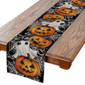 Halloween Table Runner 13x72 Inch Jack-O-Lantern Ghost Spider Fall Decor
