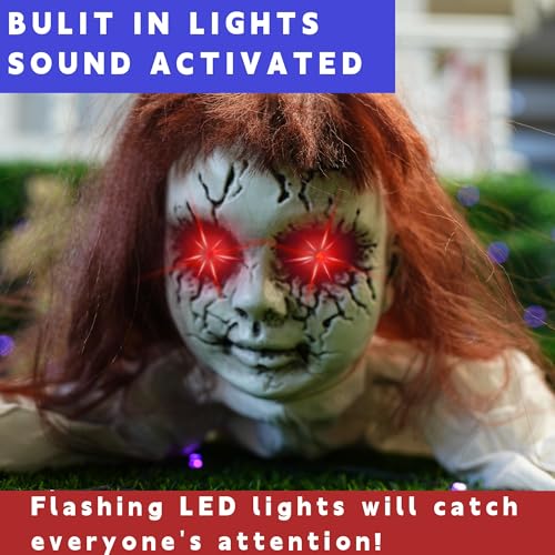Zombie Groundbreaker Halloween Animatronic Decoration - Scary Outdoor Doll