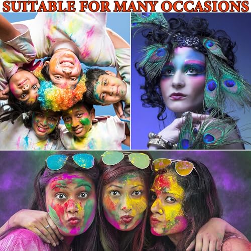 Multicolor Bruise Wheel for SFX Halloween Face & Body Paint - Fluorescent Neon Makeup Kit