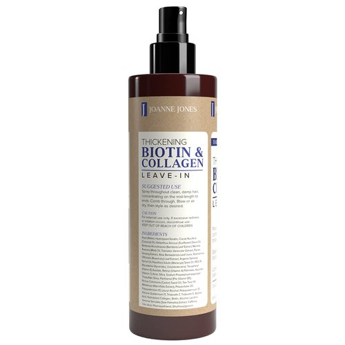 Joanne Jones Biotin & Collagen Leave-In Conditioner - 8 fl oz Spray for Moisture & Shine