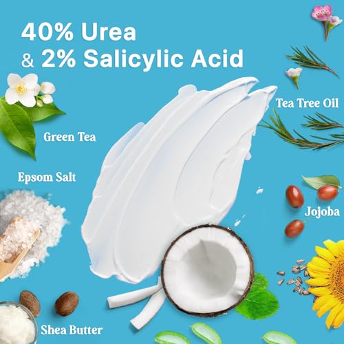 Foot and Face Exfoliating & Moisturizing Cream Set - Urea & Face Scrub