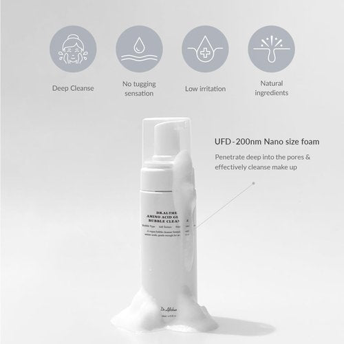 Dr.Althea Amino Acid Gentle Bubble Cleanser - Vegan Foam Face Wash for Sensitive Skin | 4.73 fl oz