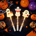 Halloween Ghost Handheld Decoration Lights 3 Pack - Ghosts with Pumpkins Variation