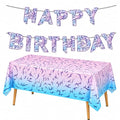 Kpop Birthday Party Decorations Set with Banner and Tablecloth - Lightning Theme