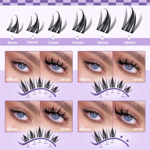 Anime Lash Clusters Dramatic 10-18mm - Only Lash-Anime 03 Variation