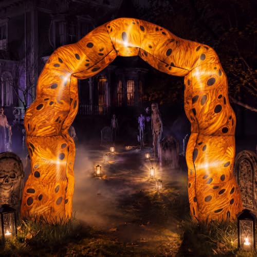 Halloween Inflatable Archway Decoration 8ft Twisted Souls Outdoor Party Decor