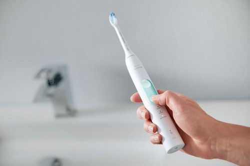 Philips Sonicare Electric Toothbrush - ProtectiveClean 5100 with Pressure Sensor & 3 Modes | White, Model HX6857/11