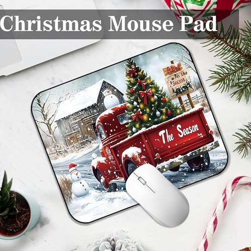 Christmas Kitchen Rugs Set with Non-Slip Washable Mat and Mouse Pad - Holiday Home Decor