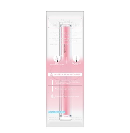 LA MAESII Lash Bond and Seal 10ML, Lash Cluster Glue Waterproof,Long Lasting Lash Glue for Eyelash Clusters,2 in 1 Eyelash Glue Quick Dry Latex Free Eyelash Adhesive(Clear)