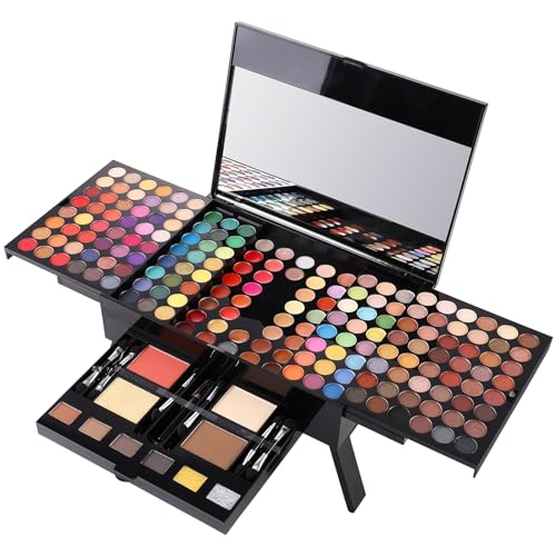 All in One Makeup Kit - Professional Eyeshadow, Lip Gloss, Concealer, Eyeliner, Contour, Brushes - Variation 05