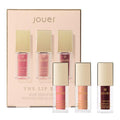 Jouer The Lip Edit Deluxe Tinted Lip Oil Trio - Hydrating, High Shine, Non-Sticky | 3 Shades with Apricot, Jojoba & Vitamin E
