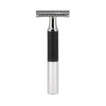 MÜHLE NEO Safety Razor - Eco-Friendly Double Edge Razor for Beginners & Experts | Chrome with Black Grip