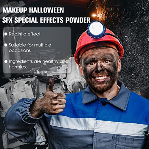 Special Effects Makeup Dirt Powder - Charred Ash Halloween & Film Use 0.78 oz