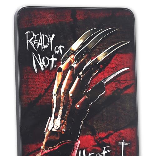 Nightmare On Elm Street Wall Decor Ready Or Not Red Gray Wood Sign Horror