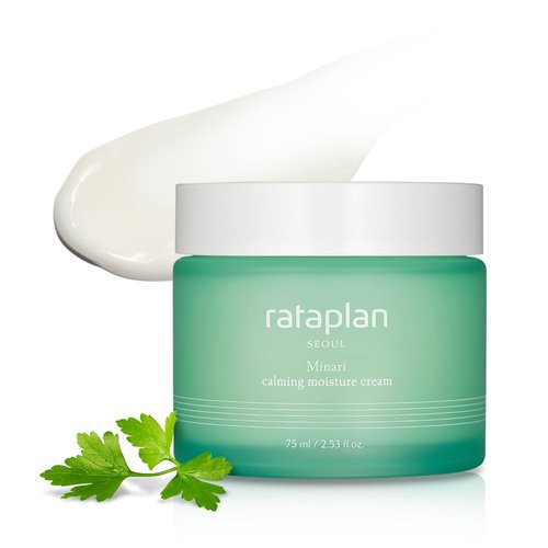 RATAPLAN Minari Calming Moisture Cream - Hydrating Gel with Hyaluronic Acid & Centella | 2.53 fl oz