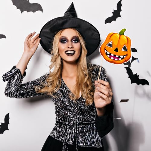 20 Pack Halloween Photo Props Set Spooky Monster Witch Skull Party Decorations