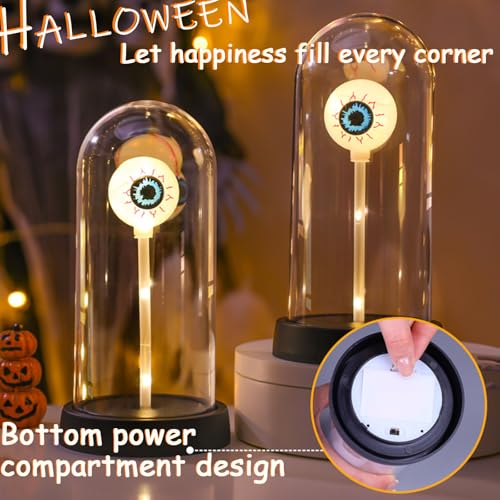 Glowing Eyeball Night Light - Halloween Decorations - Multi-Colors