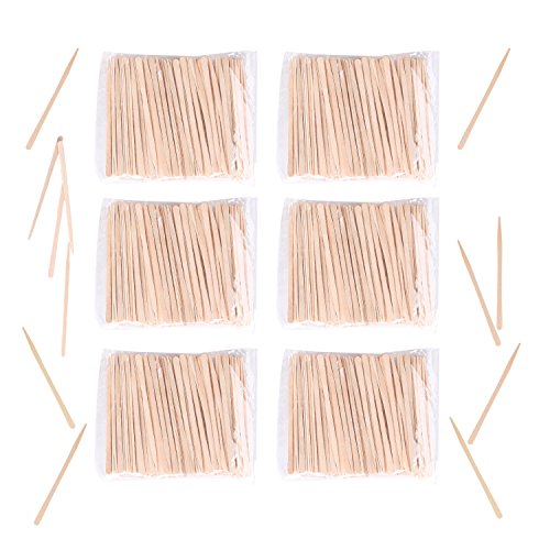 Small Waxing Sticks for Hair & Eyebrow Removal - Without Handle, 600 Pieces