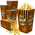 Halloween Popcorn Boxes - 100 Pack Cardboard Treat Containers for Parties