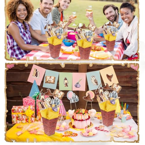 Wizard Party Centerpieces Set for Birthday Halloween Event - 84 Pieces