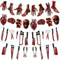 Halloween Banner Set - 4-Pack Horror Party Decorations for Indoor & Outdoor