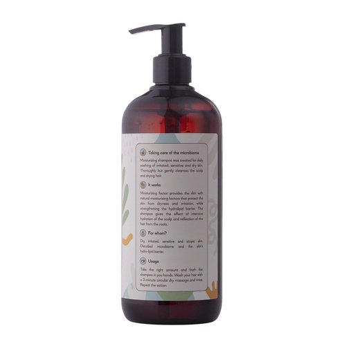 HairTry Hydrating Shampoo - Nourishing Scalp & Hair Care with Polyplant Complex | 16.90 Fl. Oz / 500 ml