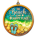 Funny Christmas Ornaments 2025 with Beach Slippers Variation - Holiday Tree Decorations
